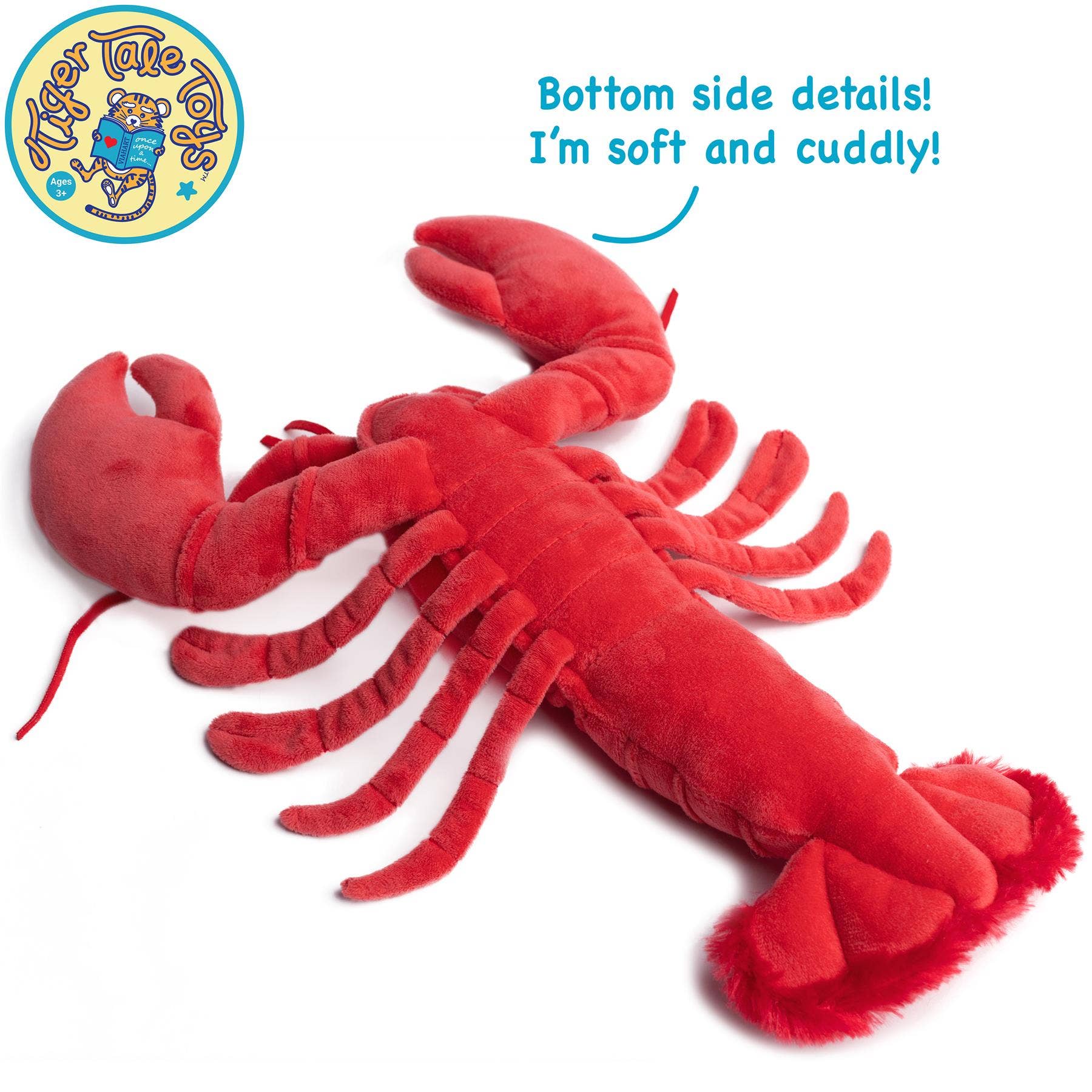 VIAHART Toy Co. - Wholesale Stuffed/Plush Toy - Kids & Baby - Lenora The Lobster | 13 Inch Stuffed Animal Plush | By Tiger5