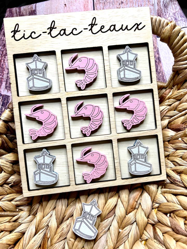 Crevettes et bateaux Tic Tac Teaux Louisiane pour la vente par Geaux Magnolia