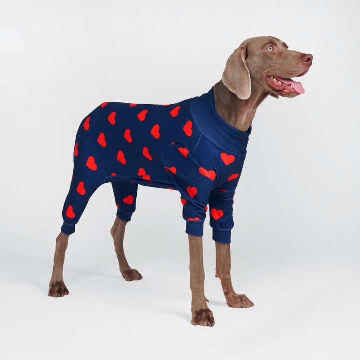 Dog Pajama - Hearts for wholesale by Spark Paws