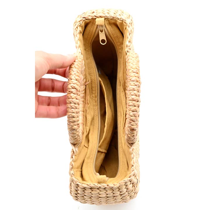 Art Floral Trading LLC – wholesale Väska med handtag – Dam – LIN3M1 Tygväska/Handväska-Medium-Natur7