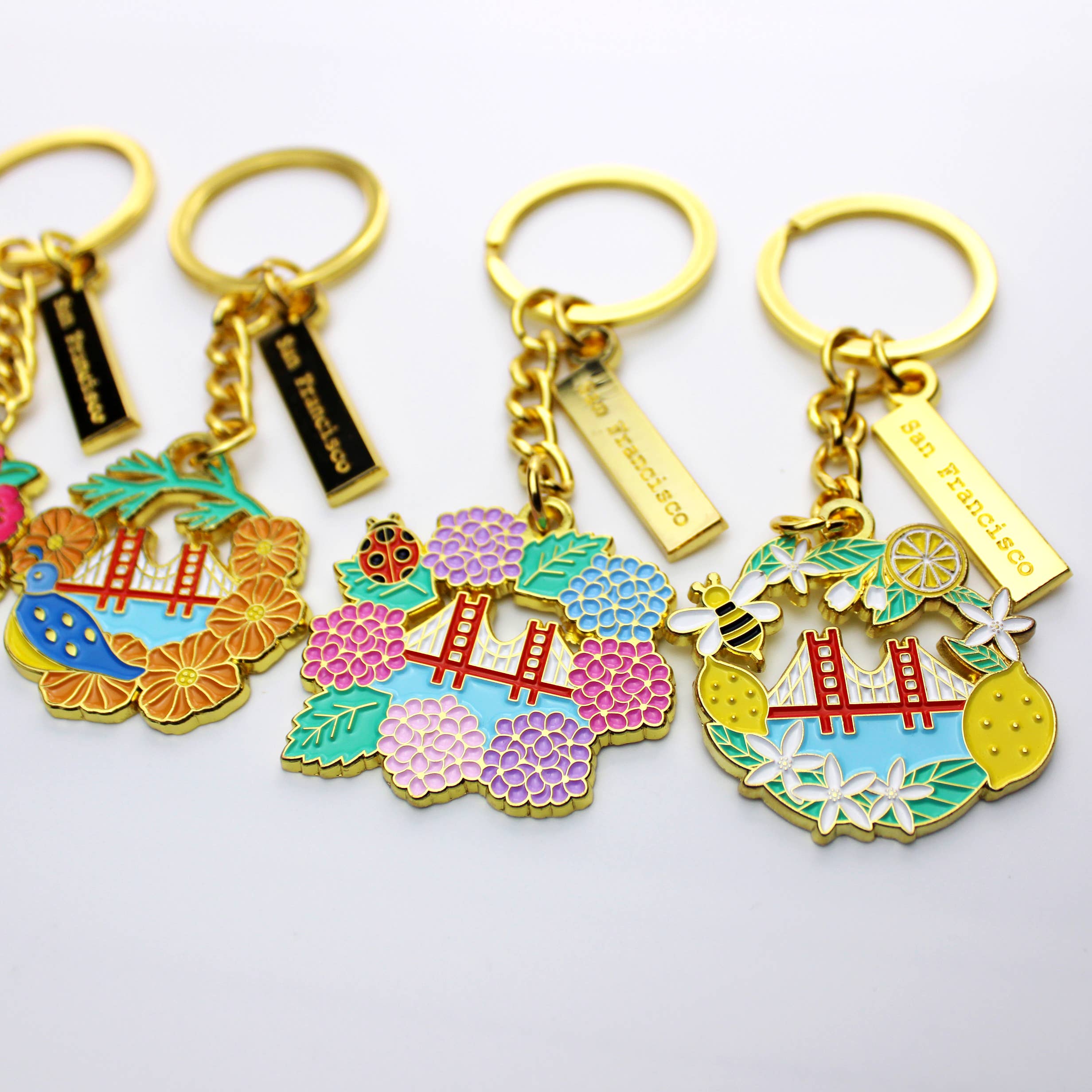 Tomoko Maruyama - Wholesale Keychain - Unisex - San Francisco Golden Keychains9