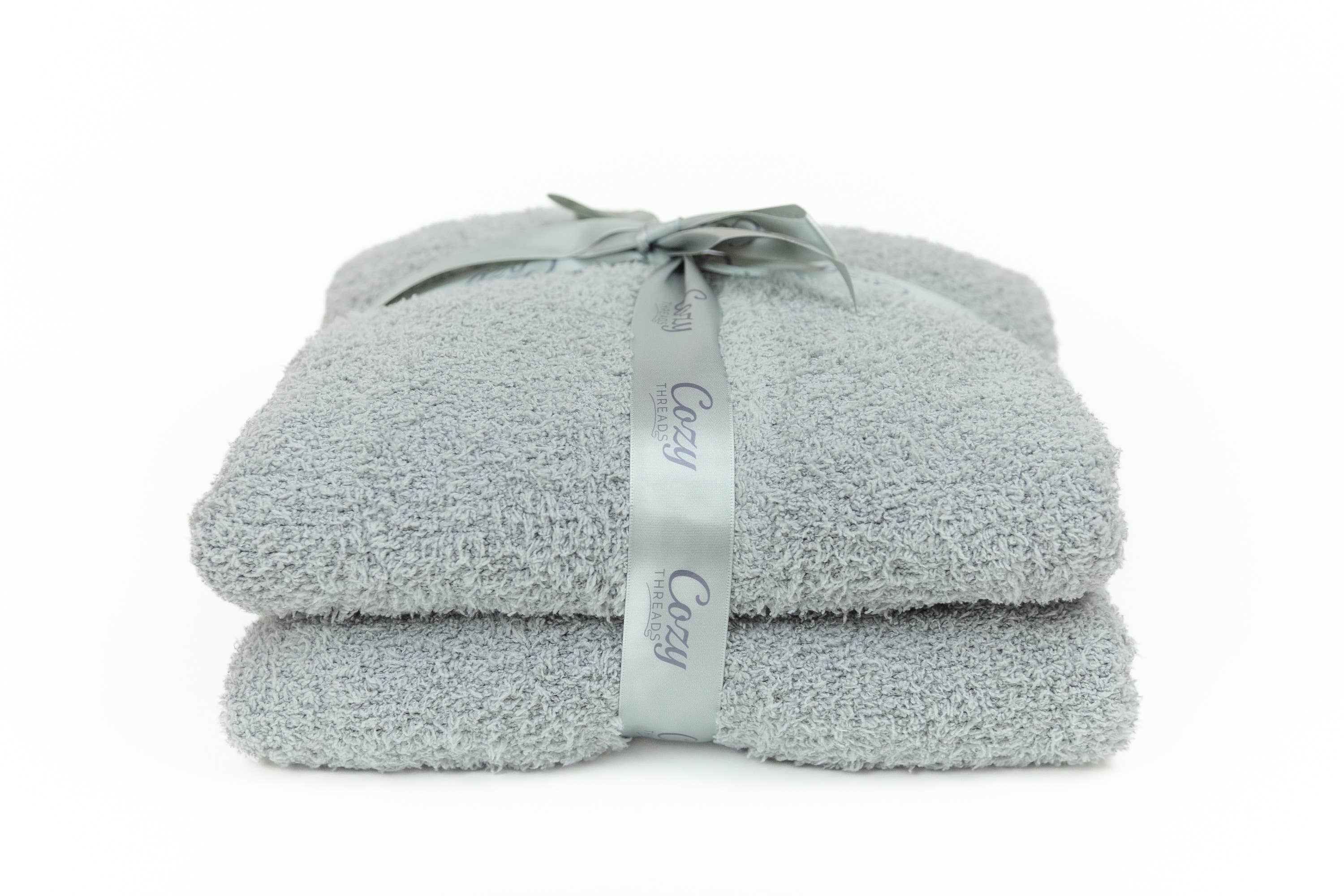 Cozy Threads - Wholesale Throw Blanket - Cozy Threads Bamboo Lightweight Cooling Blanket Throw, Gray2