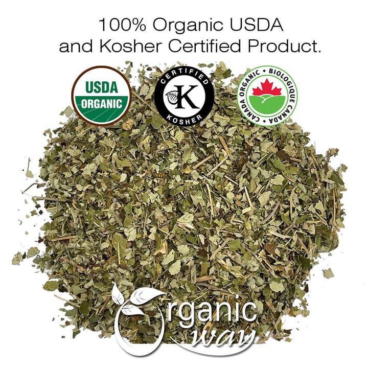 Organic Way LLC - Wholesale Loose Tea - Organic BlackBerry Leaf (Whole)