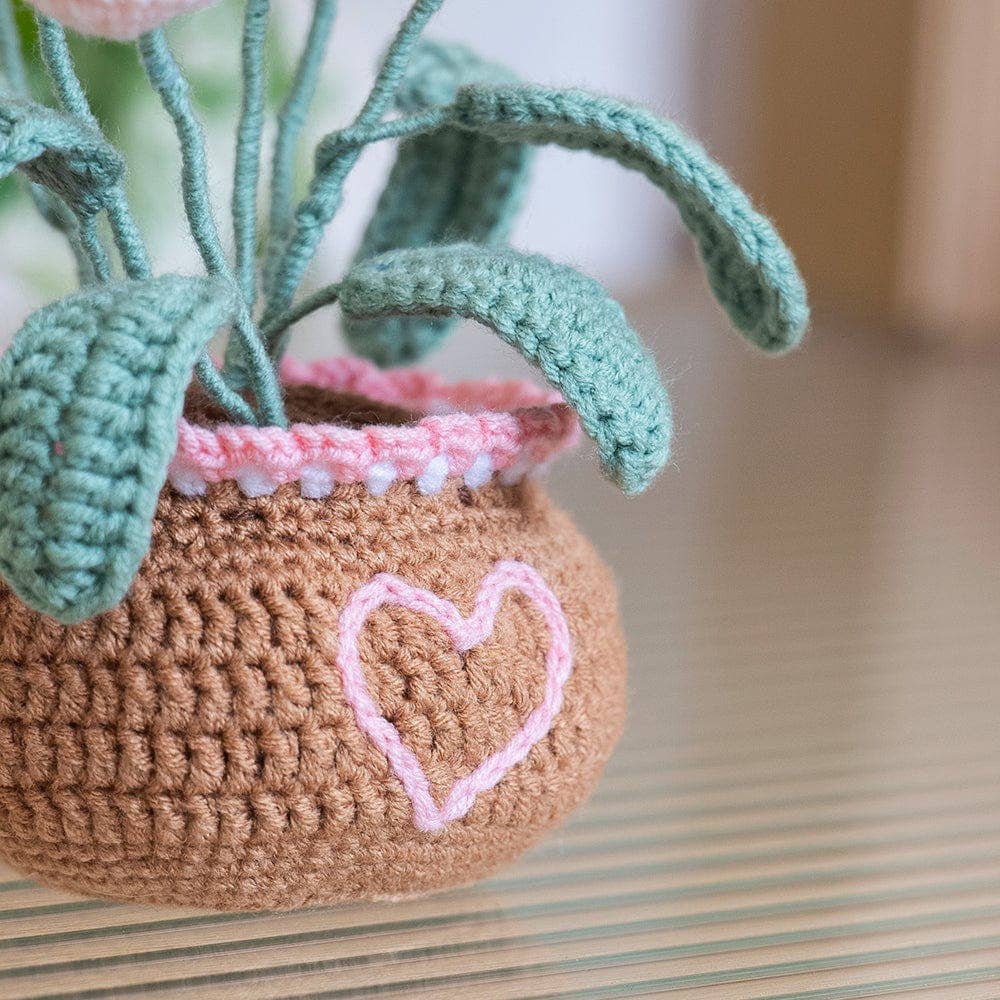Craft Club - Wholesale DIY Craft Kit - Tulip Pot - Crochet Pot Plant Kit11
