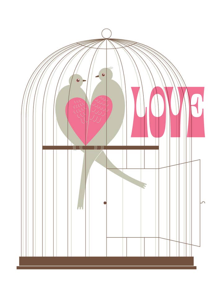 Loverbirds Kort för wholesale av Artisans & agency