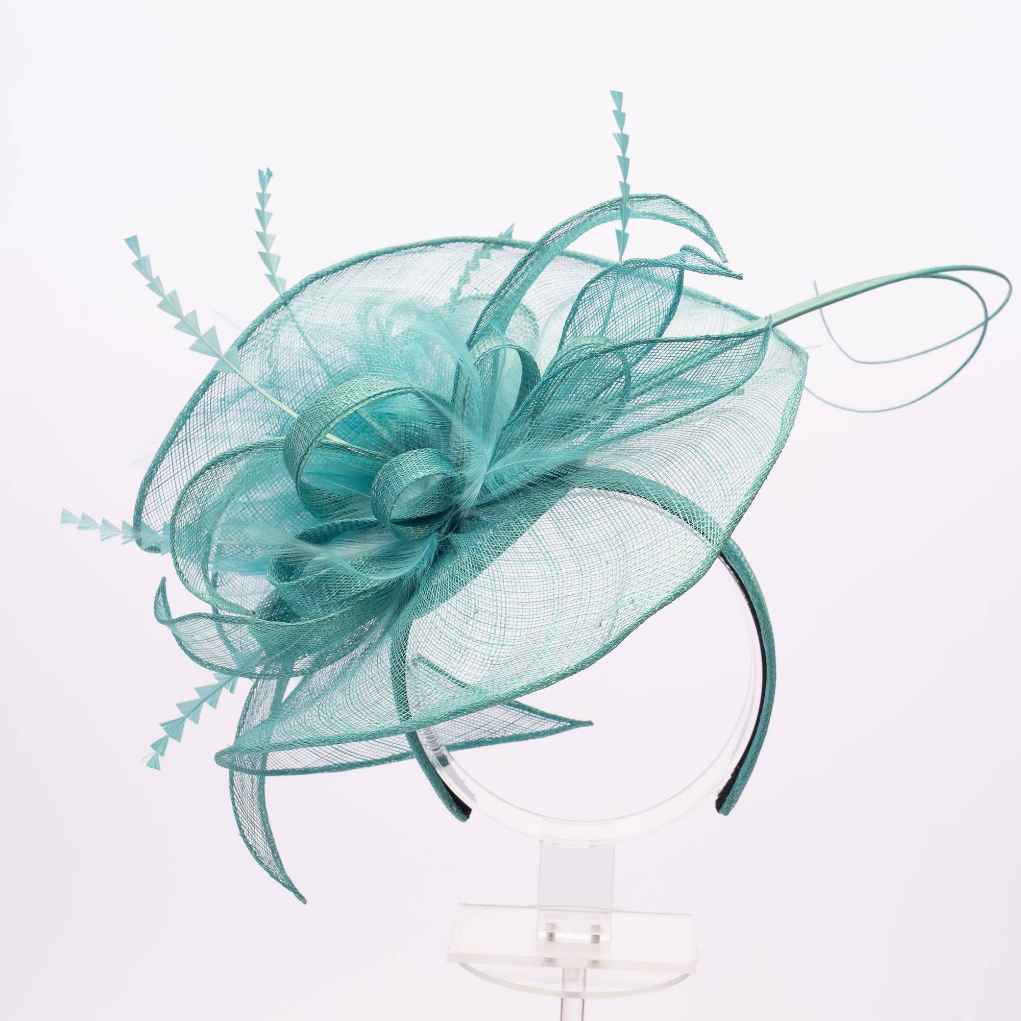 KaKyCo – wholesale Fascinator hat – Women's – Large Sinamay saucer fascinator headband | 1020886