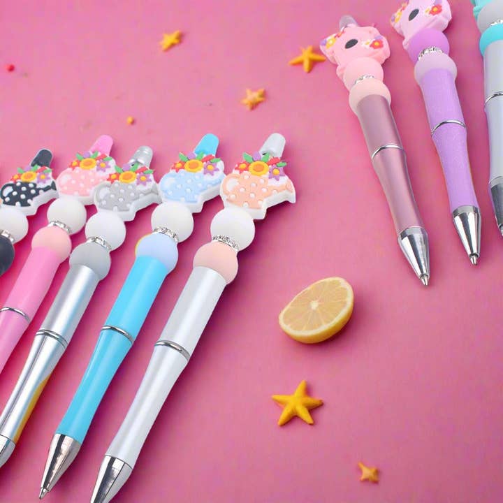 Perles de bricolage en silicone pour douche de dessin animé pour la vente par KiddieKickz