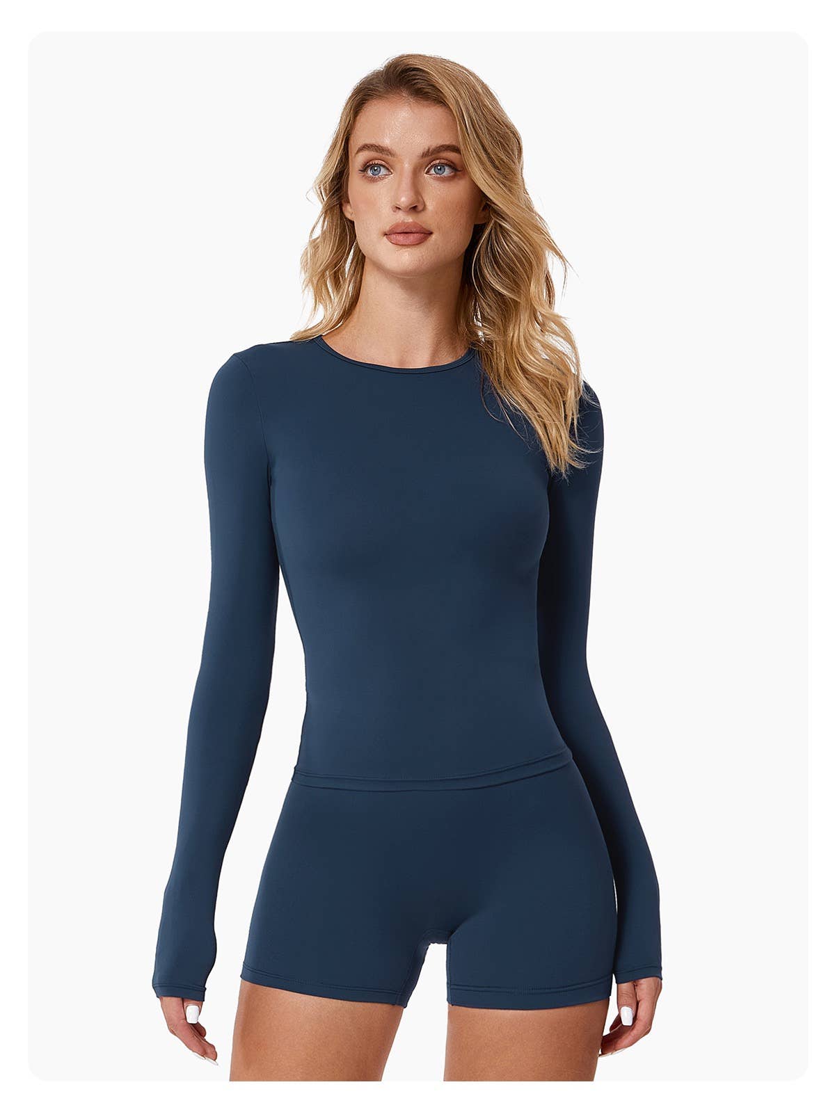 Mantra Active - Wholesale Athletic Top - Women's - Abigail Buttery Soft Crew Neck Long Sleeve Active Top9