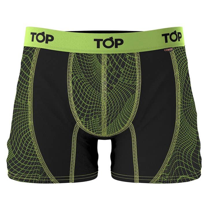 TOP - Vente Sous-vêtements – homme - Boxer cuivré pour homme, lot de 3, microfibre et cuivre6