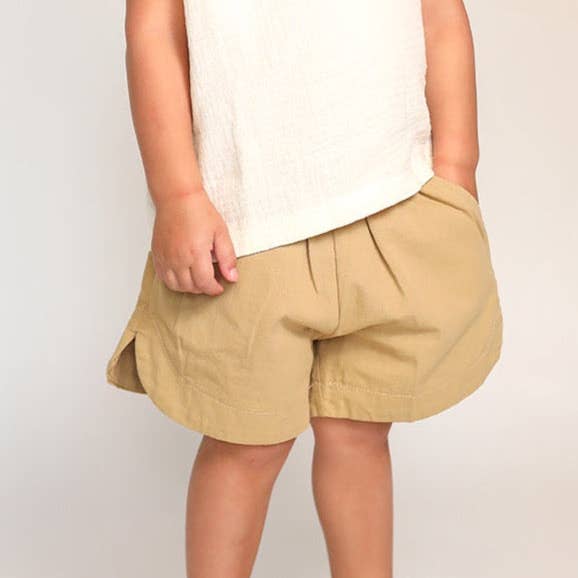Sam Cotton Short- Beige for wholesale by ntrl co.