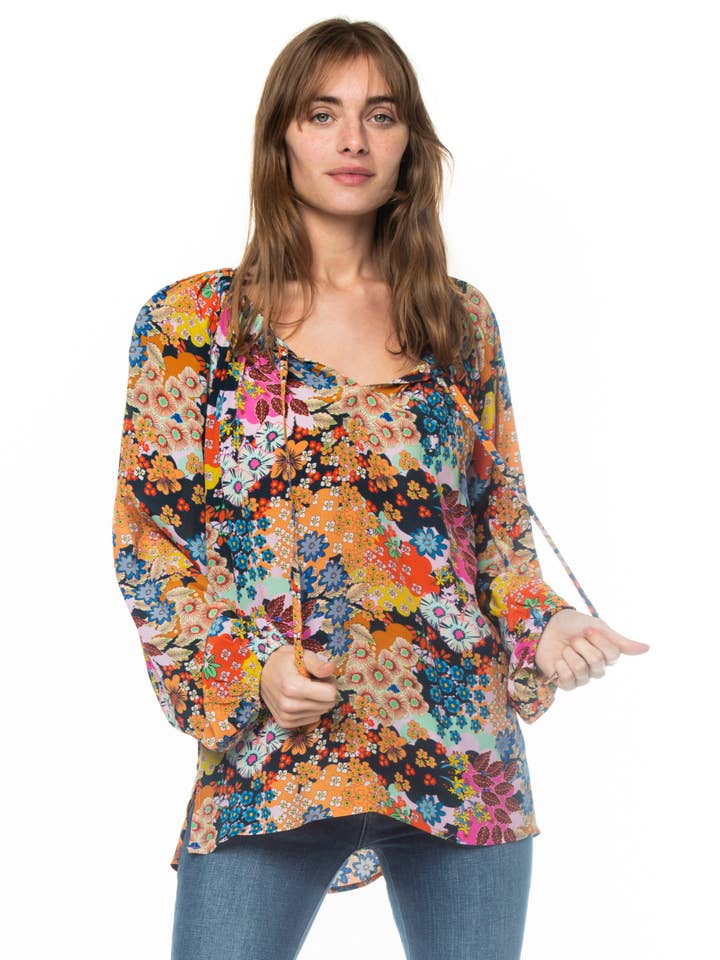 BOTANIC MILANA RUCHED TOP for wholesale by Tolani