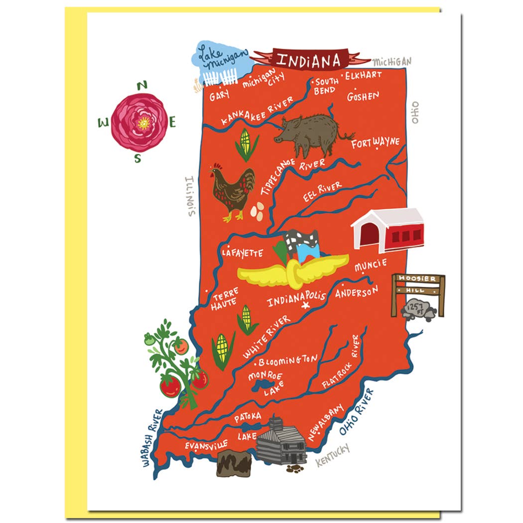 Allport Editions – wholesale Vardagliga hälsningskort – Hej USA Card Series - ALLA 50 STATER HÄR!17