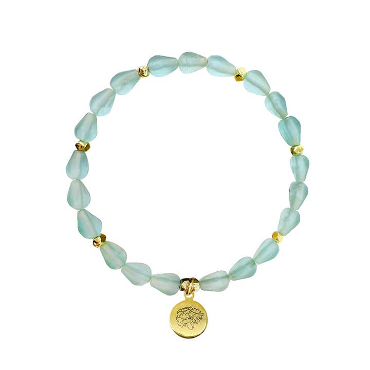 WorldFinds - Wholesale Charm/Dangle Bracelet - January • Birth Flower Bracelet2