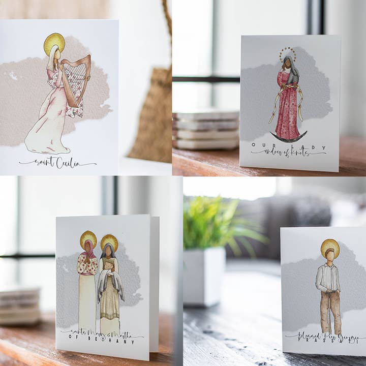 Light Bearer Designs - Wholesale Everyday Greeting Card - Catholic Saint Greeting Cards1