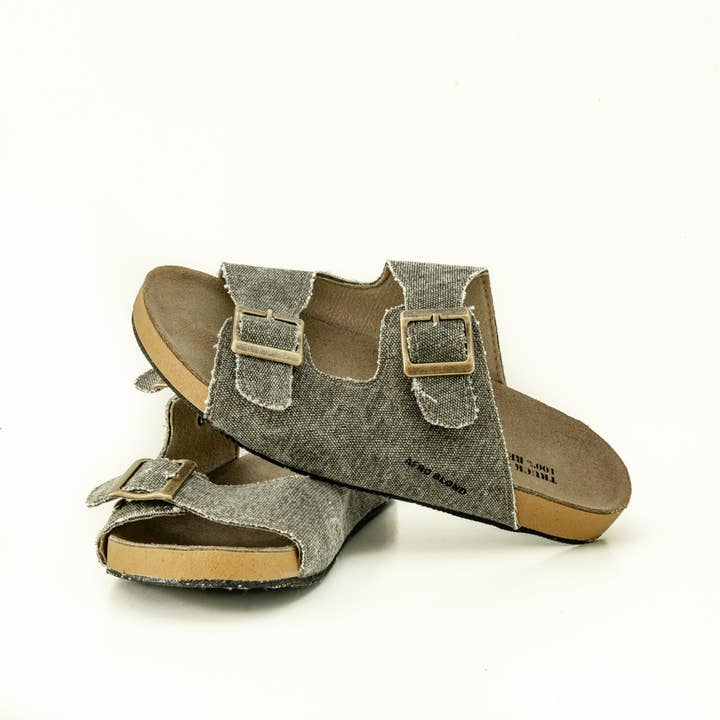 The Green Panther Sandals for wholesale by AFROBLONDE ROAD GEAR