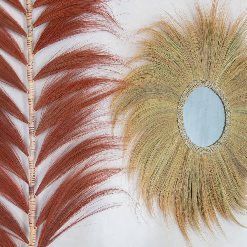 EARTHWARE - Wholesale Dried/Pressed Flowers - Rayung grass brown plume M3