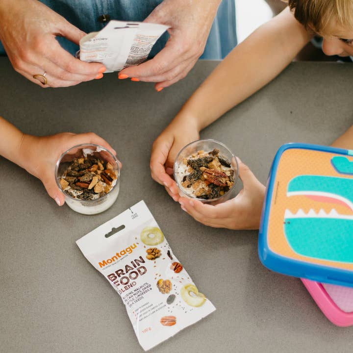 Mahdina - Venta al por mayor Mezclas de frutos secos - Montagu: Mezcla de alimentos para el cerebro, con alto contenido de omega 3 (10 x 100 g)5