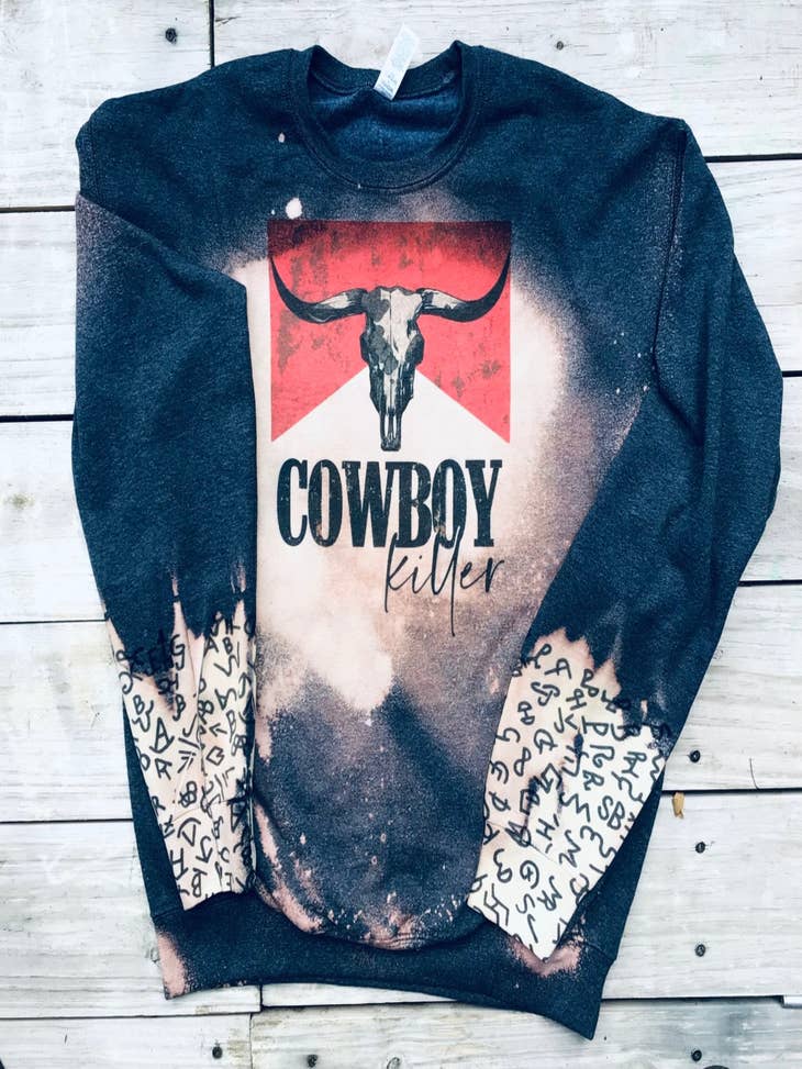 Women's Christmas Highland Cow Distressed Sweatshirt – Branded Country Wear