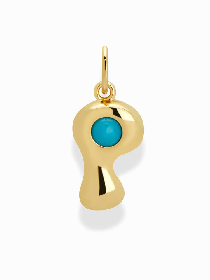 Thea Bubble Letter Charm for wholesale by Mod + Jo