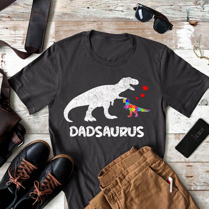 Dadsaurus Autism for wholesale by Great Tees