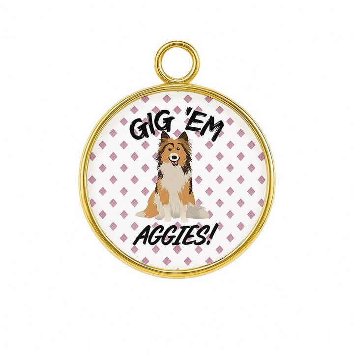 Nora James jewelry - Wholesale Individual charm/pendant - Custom Handcrafted College Charms27