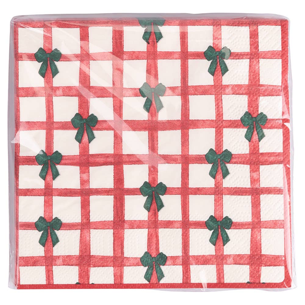 VdE Tivoli 1996 - Vendita all'ingrosso Set di decorazioni  - XMAS FIOCCHI SET 30 TOVAGLIOLI CARTA 3 ASS4