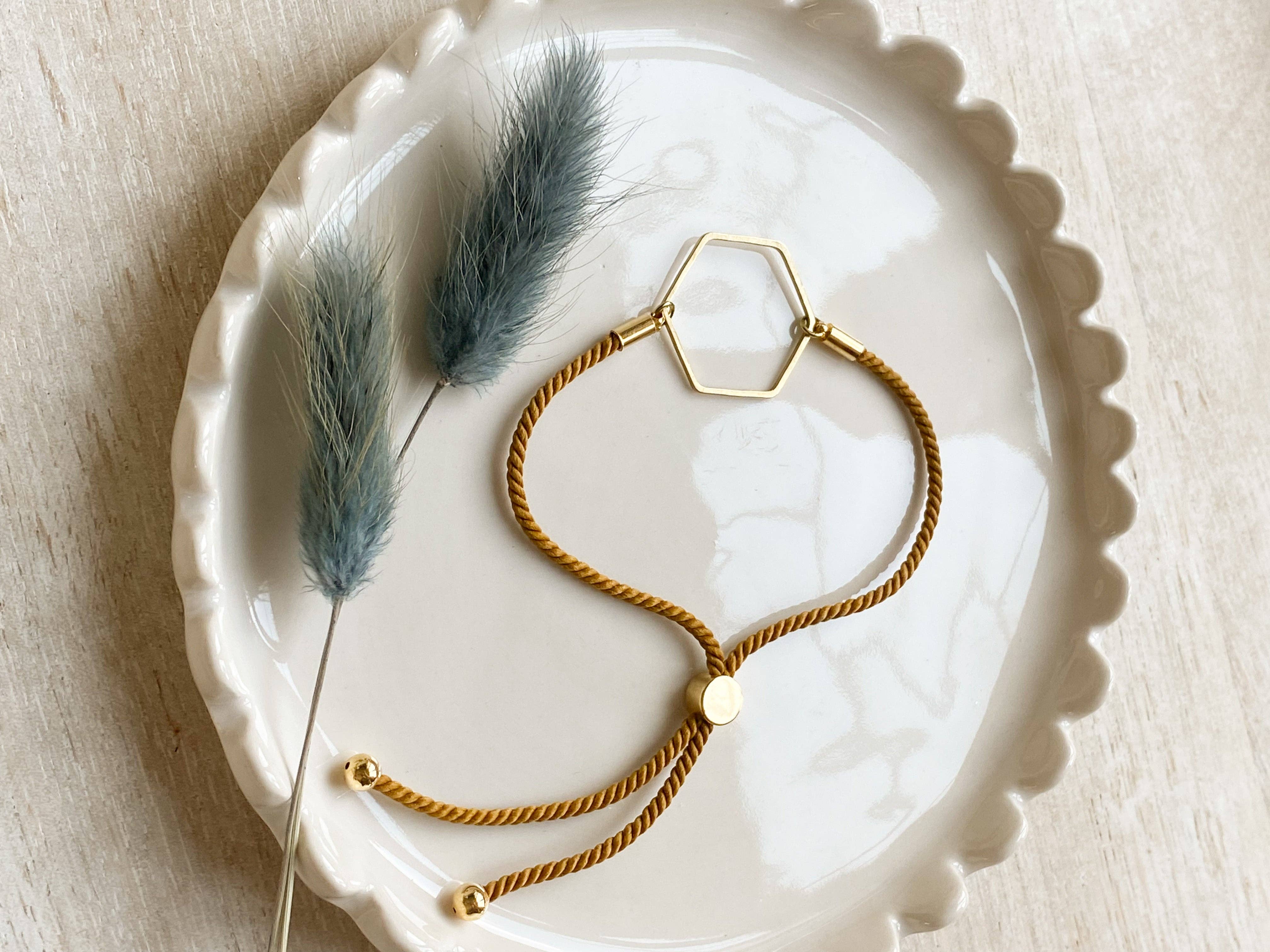 Agaveh girl – wholesale Charm/dangle bracelet – Simple Hexagon Bracelet16