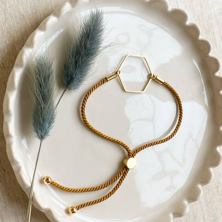 Agaveh girl – wholesale Charm/dangle bracelet – Simple Hexagon Bracelet16