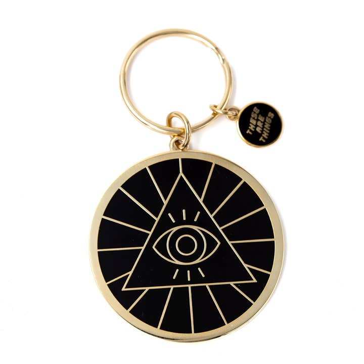 Illuminati Enamel Keychain for wholesale by These Are Things