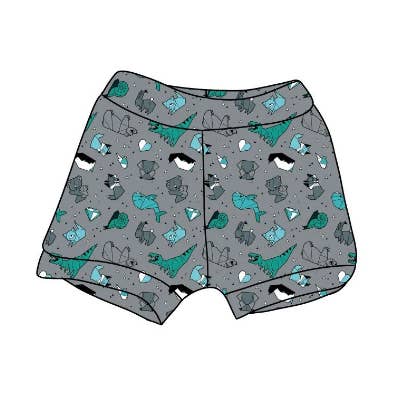 Penguin Shorts, Dinosaur Shorts, Origami Shorts for wholesale by Remi Rae’s LLC