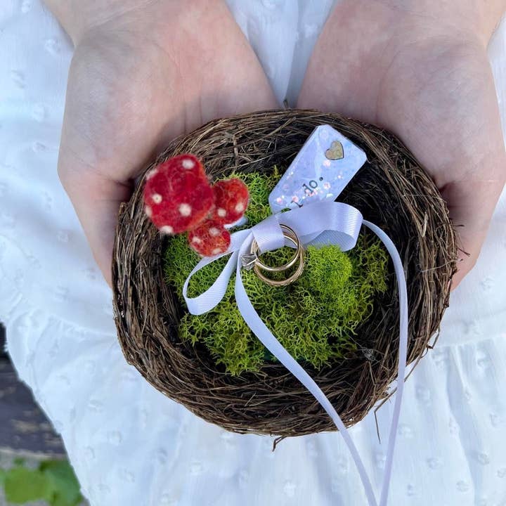 MJ and Me - Wholesale Decorative Tabletop Object - Ring Bearer Bird's Nest4