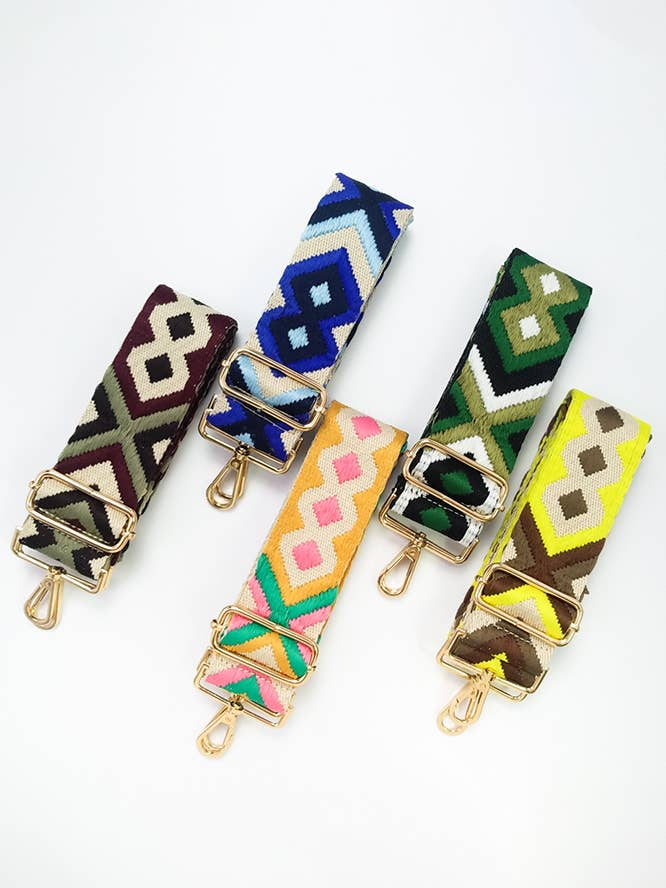 Aztec Pattern Bag Strap for wholesale by Hana
