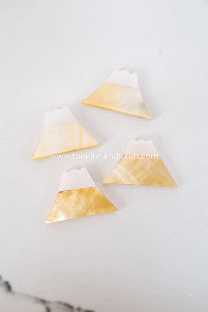 Tonkin Handicraft - Wholesale Spoon rest - Seashell Yellow Fuji Pillow Chopstick Rest