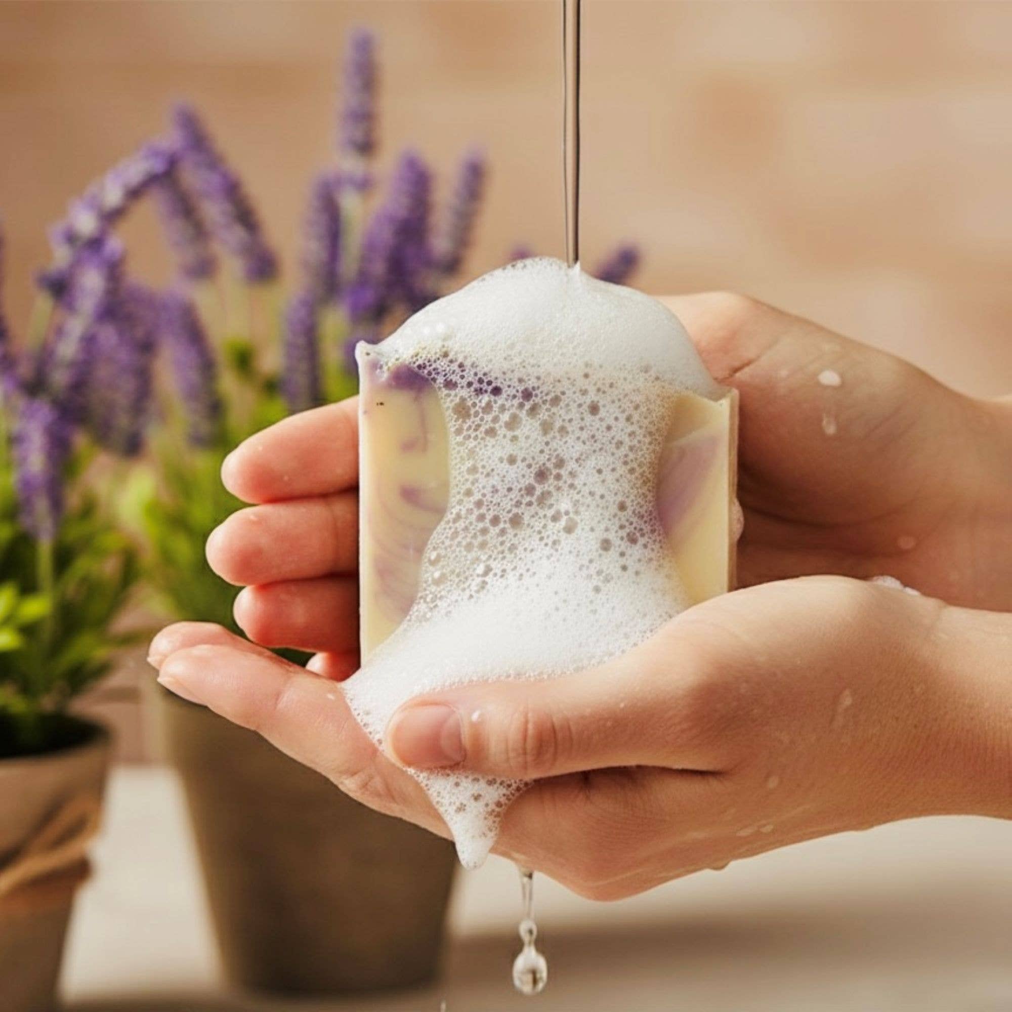 SARATOGA SOAP COMPANY - Wholesale Bar Soap - Lavender Handmade Soap Bar VEGAN COLD PROCESS4