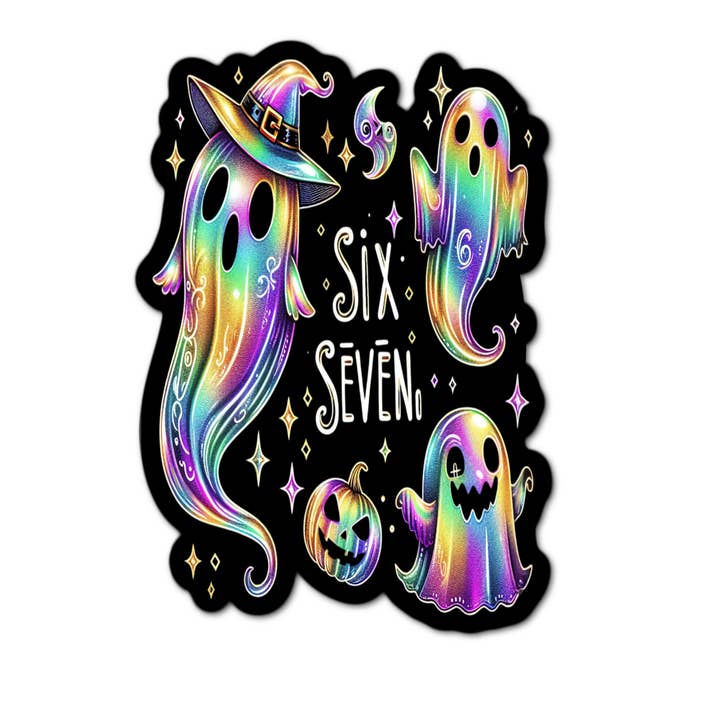 Autocollant Six Sept Fantômes pour la vente par Stick-It Expressions
