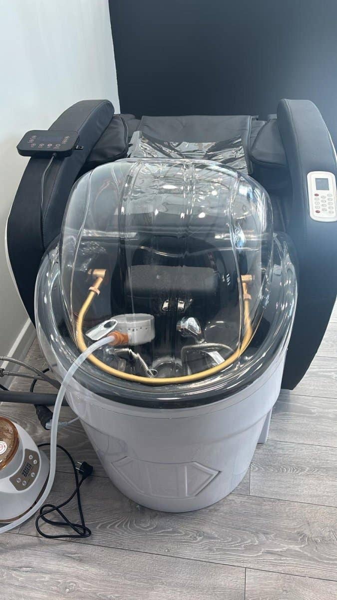 HEADSPA PARIS – wholesale Stol – KYOTO lyxig elektrisk HeadSpa massagefåtölj/säng (bredd)3