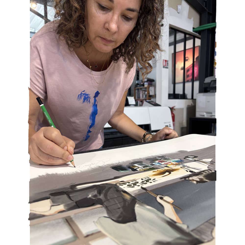 Atelier Contemporain - Wholesale Art Print - Fine Art Print - "The Artist" - S.Griotto15