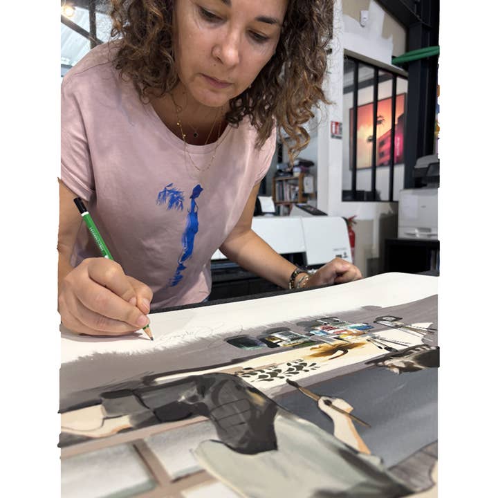 Atelier Contemporain - Wholesale Art Print - Fine Art Print - "The Artist" - S.Griotto15