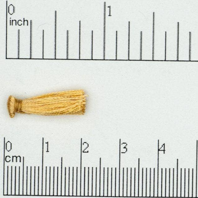 1/2"-3/4" Small Silk Tassel - Available in 17 Colors - Secure Knotted Top for wholesale by Continental Beads