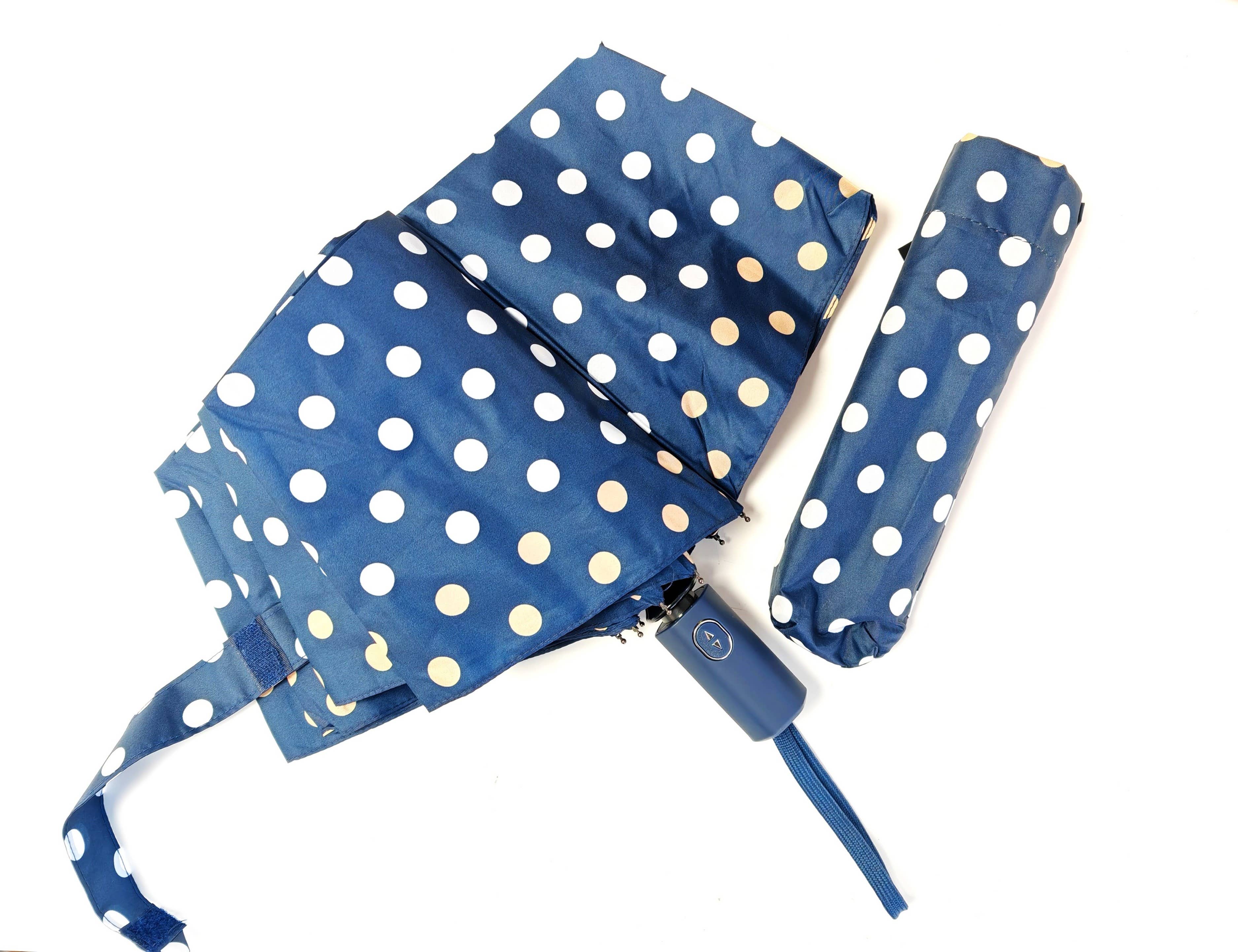 Superbia - Wholesale Umbrella - Women's - Ladies Double Automatic Polka Dots Foldable Umbrella-3923AC3