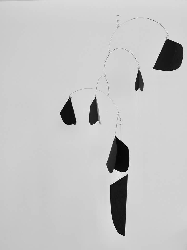 Kinetic Mobile - Japandi - Svart Geometri för wholesale av Småhus - MD Ateljé