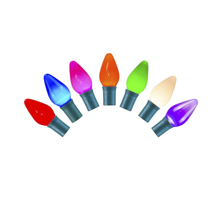 Vickerman 25Lt LED C7 Multi Ceramic Gw 8"Sp 16'L for wholesale by Vickerman