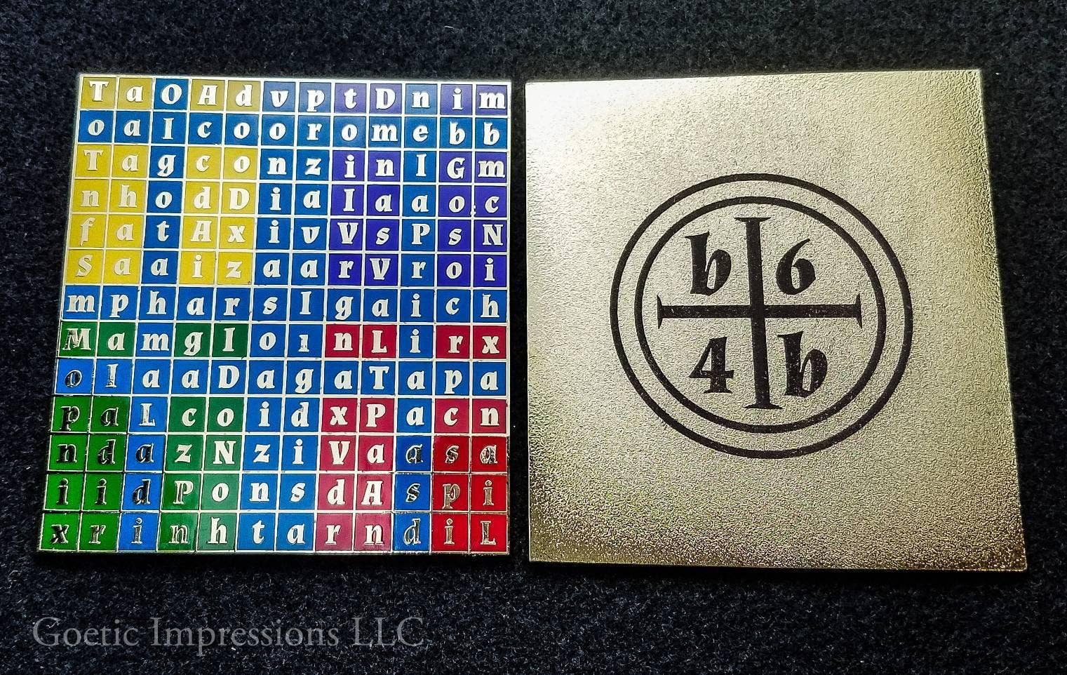 Goetic Impressions - Wholesale Meditation Supplies - Enochian Elemental Watchtower Tablets2