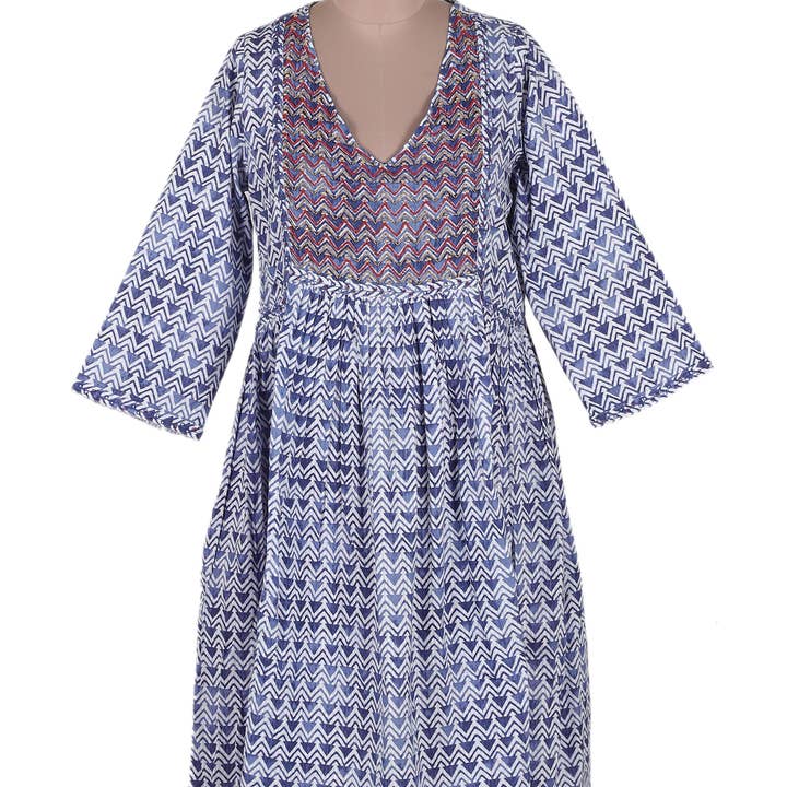 NOVICA Easy Breezy Embroidered Cotton Dress for wholesale by NOVICA
