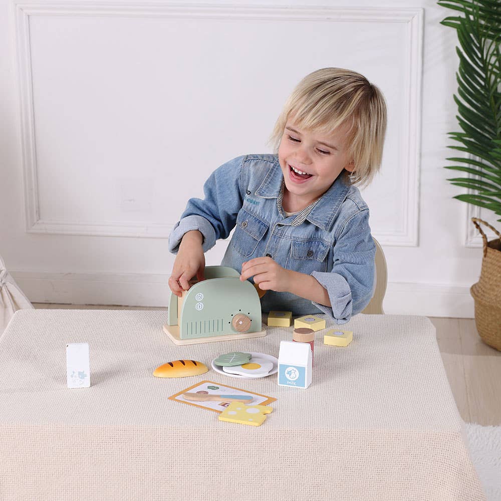 AJ Aguiar - Wholesale Toy Set - Kids - Madeira Toaster Set 14 Pcs 3+3