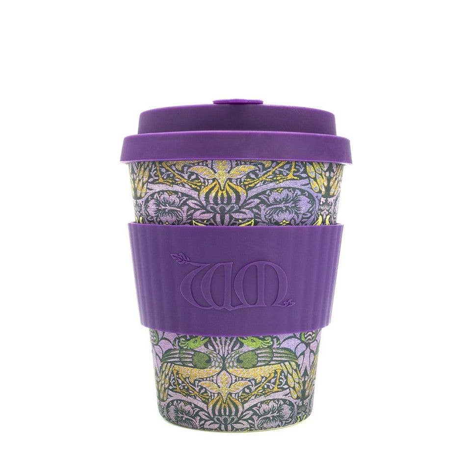 Ecoffee Cup - Wholesale Insulated Mug/Tumbler - William Morris, Peacock – 12oz/ 350ml