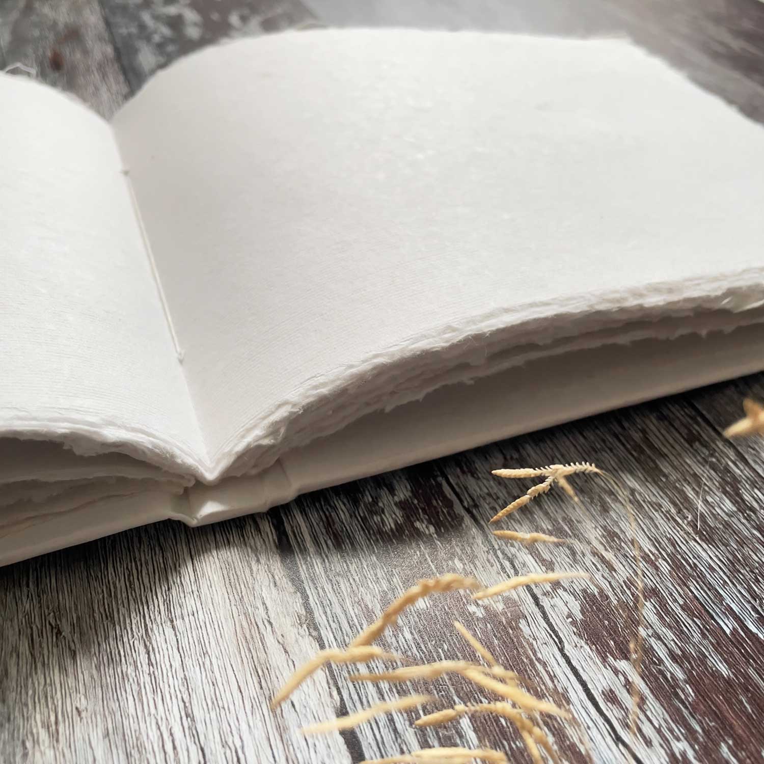 The Natural Paper Company – wholesale Notebook – Blank White Notebook | Journal | Handmade Cotton Rag Paper4