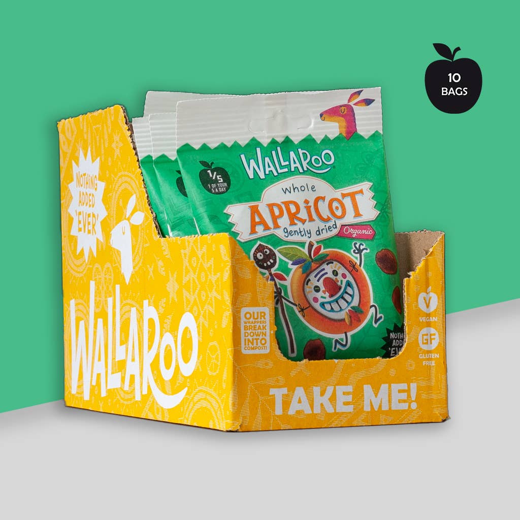 WALLAROO - Vente Fruits secs/déshydratés - Wallaroo Abricots Entiers Séchés Bio 10x35g6
