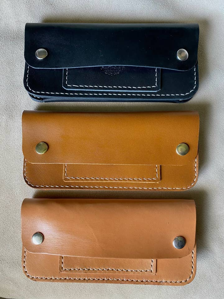 Lange leren portemonnee voor wholesale door Malevolent Leather