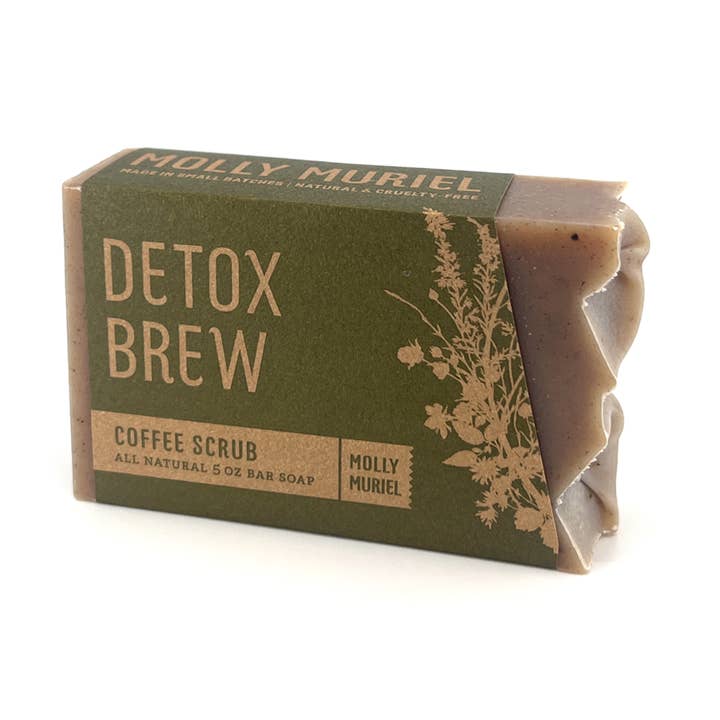DETOX BREW (COFFEE SCRUB) 5OZ for wholesale by Molly Muriel Bath + Body